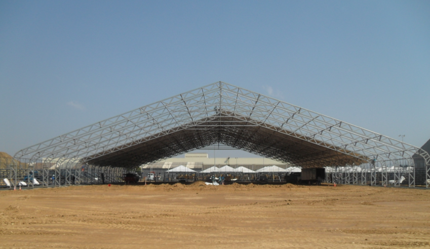 Grandes estruturas para tendas